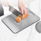 CIEUIS 100% Titanium Safe Anti-Bacterial Cutting Board Double-sided 2MM Chopping Board for Kitchen l'atelier des ustensiles