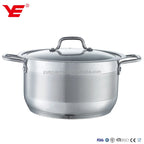 10pcs Stainless Steel Induction Cookware Set Multi-Layer Base Dishwasher Safe Durable Eco-Friendly Glass Lid Utensils Mitts Gift l'atelier des ustensiles