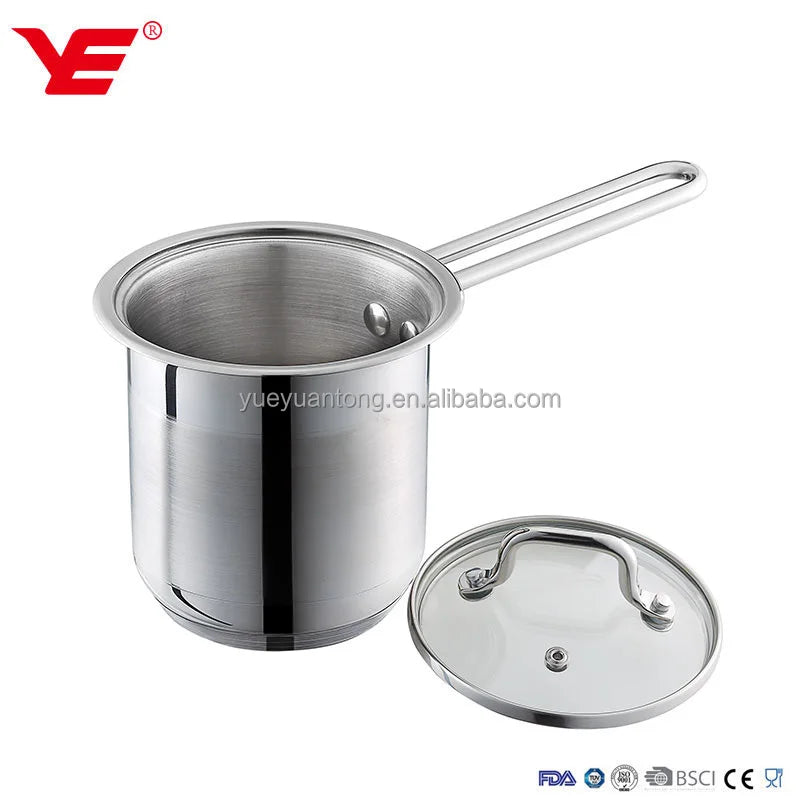 10pcs Stainless Steel Induction Cookware Set Multi-Layer Base Dishwasher Safe Durable Eco-Friendly Glass Lid Utensils Mitts Gift l'atelier des ustensiles