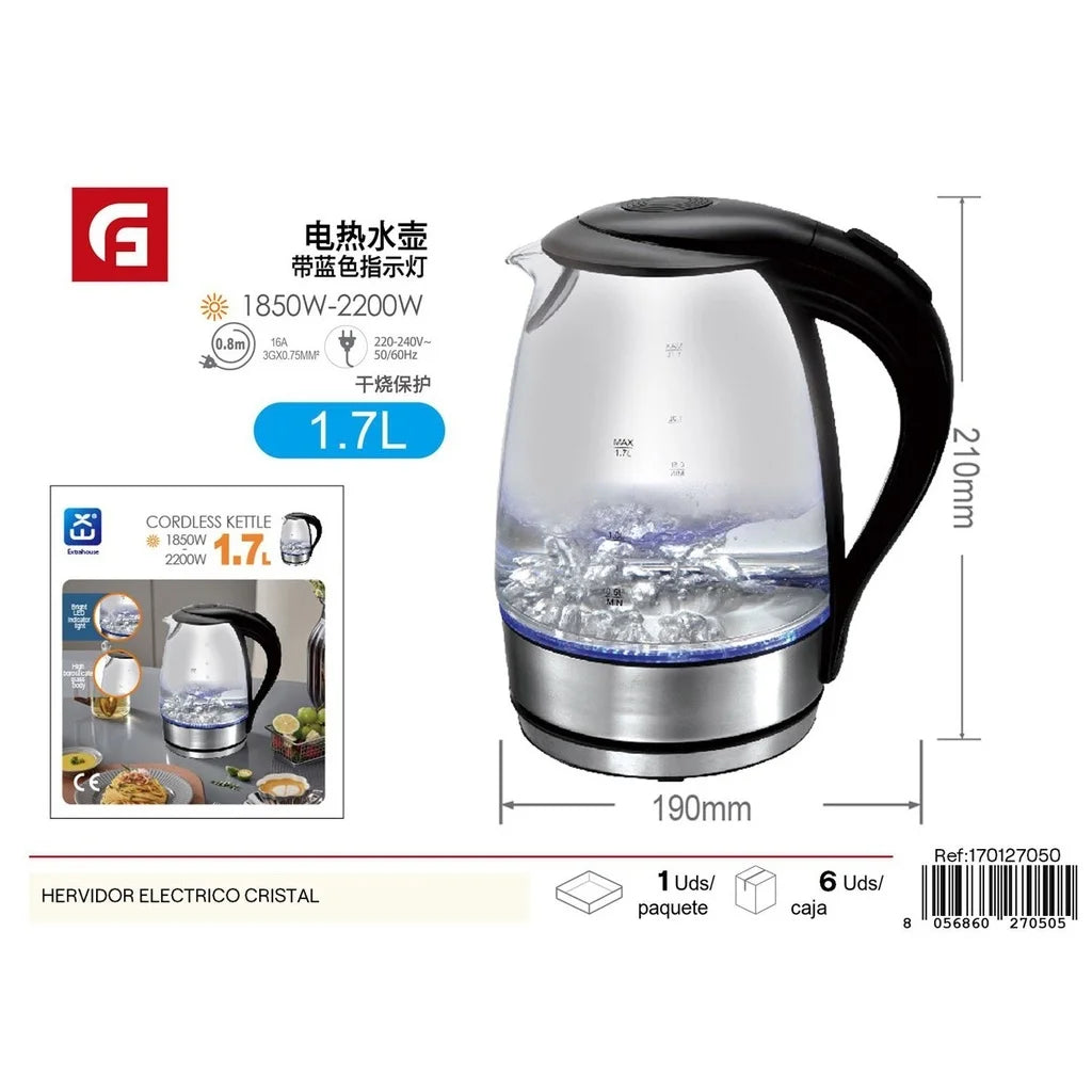 Glass Electric Kettle - Jugs and Kitchen Utensils l'atelier des ustensiles