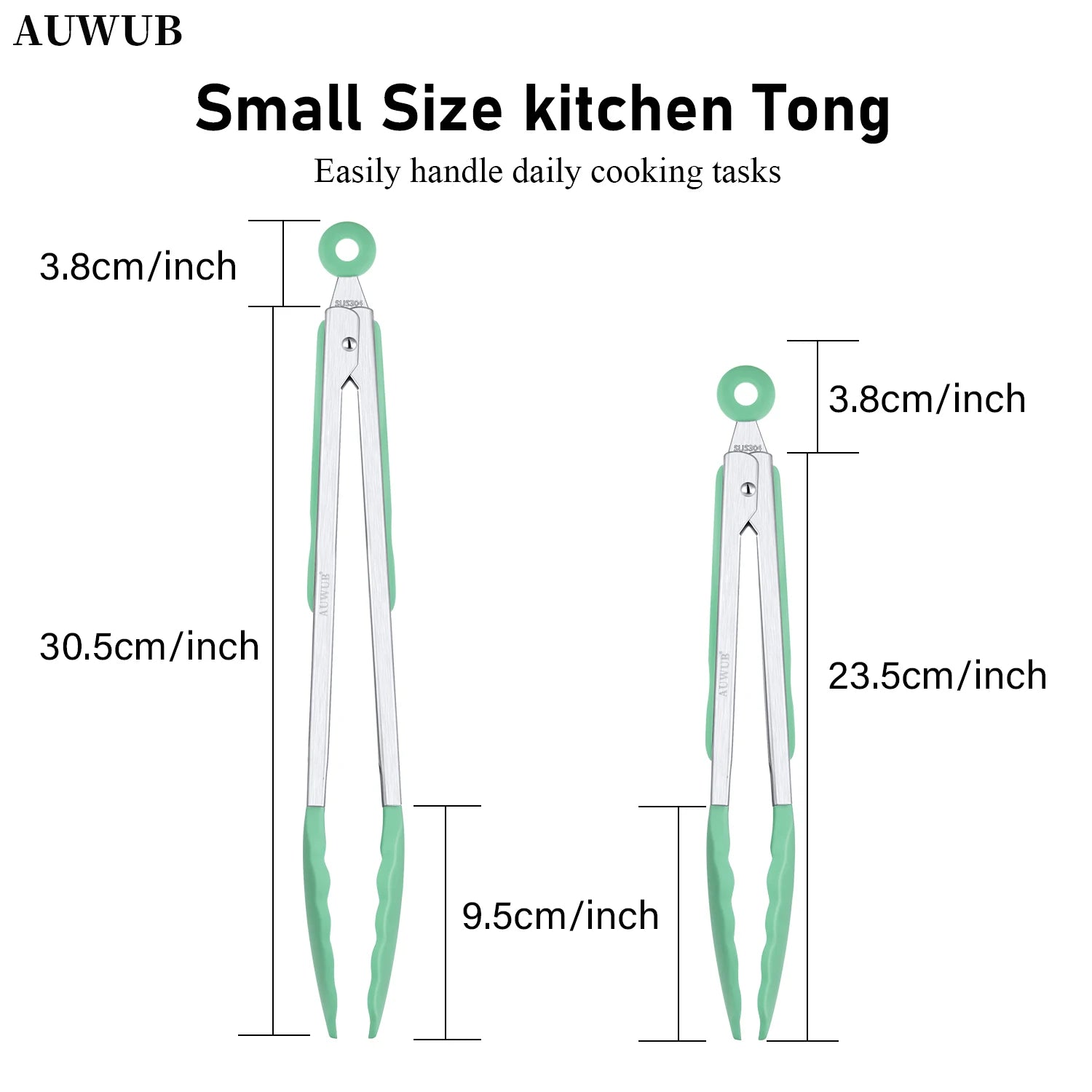 9+12 Inch Silicone Food Tong Stainless Steel Silicone Non-slip Cooking Clip Clamp BBQ Salad Tools Cooking Kitchen Accessories l'atelier des ustensiles