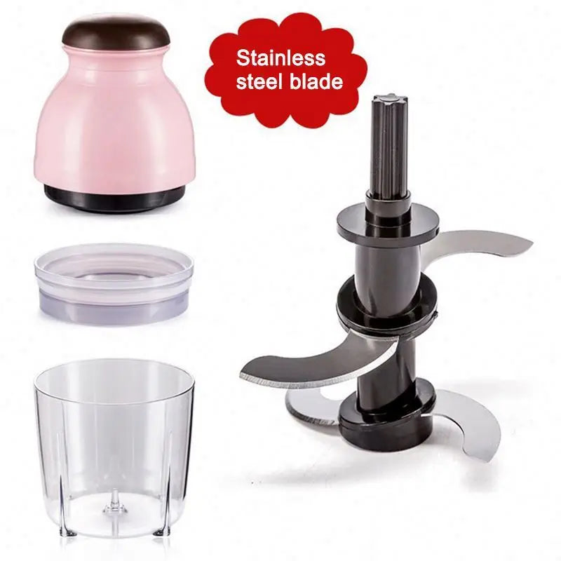 Stock Multi Functional Mini Smoothie Blender Electric Juicer Machine Food Processor Baby Food Portable Meat Blender Household l'atelier des ustensiles