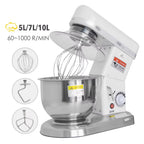 XEOLEO Commercial 5L/7L/10L Planetary Mixer 500W Electric Stand Flour Food Dough Blender Food Processor Egg Beater With Bowl l'atelier des ustensiles