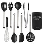 Silicon Cooking Utensils With 430 Stainless Steel Handle l'atelier des ustensiles