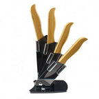 4Pcs Eco-Friendly Stainless Steel Sharp Kitchen Modern Knife Set Wooden Handle Holder Customizable Logo UNIVERSEA Brand Good l'atelier des ustensiles