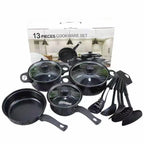 13-Piece Cookware Sets Pots and Pans Kit Kitchen Utensil Set Kitchenware Gifts for Friends and Family Cooking Set l'atelier des ustensiles