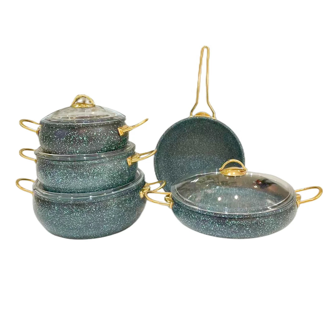 Aluminum Home Cooking Fry Pan and Casserole Set l'atelier des ustensiles
