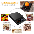 Mini 5000G Smart Food Scale Stainless Steel ABS Utensils Mini Coffee Kitchen Weighing Scale l'atelier des ustensiles
