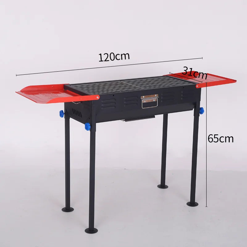 Manufacturer Direct Supply Fucheng SK0065 Outdoor Camping Charcoal BBQ Grill Portable Foldable Stainless Steel BBQ Stove Cooking l'atelier des ustensiles