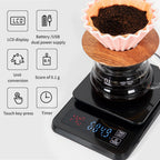 Mini 5000G Smart Food Scale Stainless Steel ABS Utensils Mini Coffee Kitchen Weighing Scale l'atelier des ustensiles