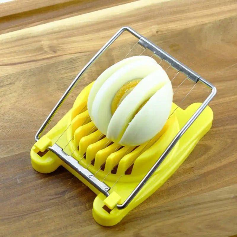 Gadget de cuisine multifonctionnel, accessoires créatifs, trancheur d'œufs durs en acier inoxydable, séparateur d'œufs, coupe-œufs de cuisine domestique l'atelier des ustensiles