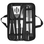 Easy to Carry BBQ Utensil Set Stainless Steel Professional Barbecue Accessories Grill Tool with Bag l'atelier des ustensiles