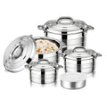 Food Keep Warm Stainless Steel Container 4 Pcs Casserole Sets Insulated Food Warmer Casserole Food Container l'atelier des ustensiles
