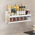 Wall Mounted Canned Food Storage Rack Kitchen Utensils Organiser Bottle Shelf Spice Knife Storage Racks l'atelier des ustensiles