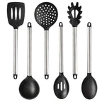 Silicon Cooking Utensils With 430 Stainless Steel Handle l'atelier des ustensiles