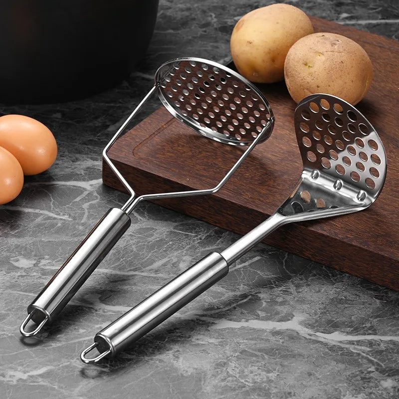 Potato Masher Stainless Steel Best Mashed Potatoes Masher Kitchen Tool Potato Smasher for  Avocad Beans Mashing Utensil l'atelier des ustensiles