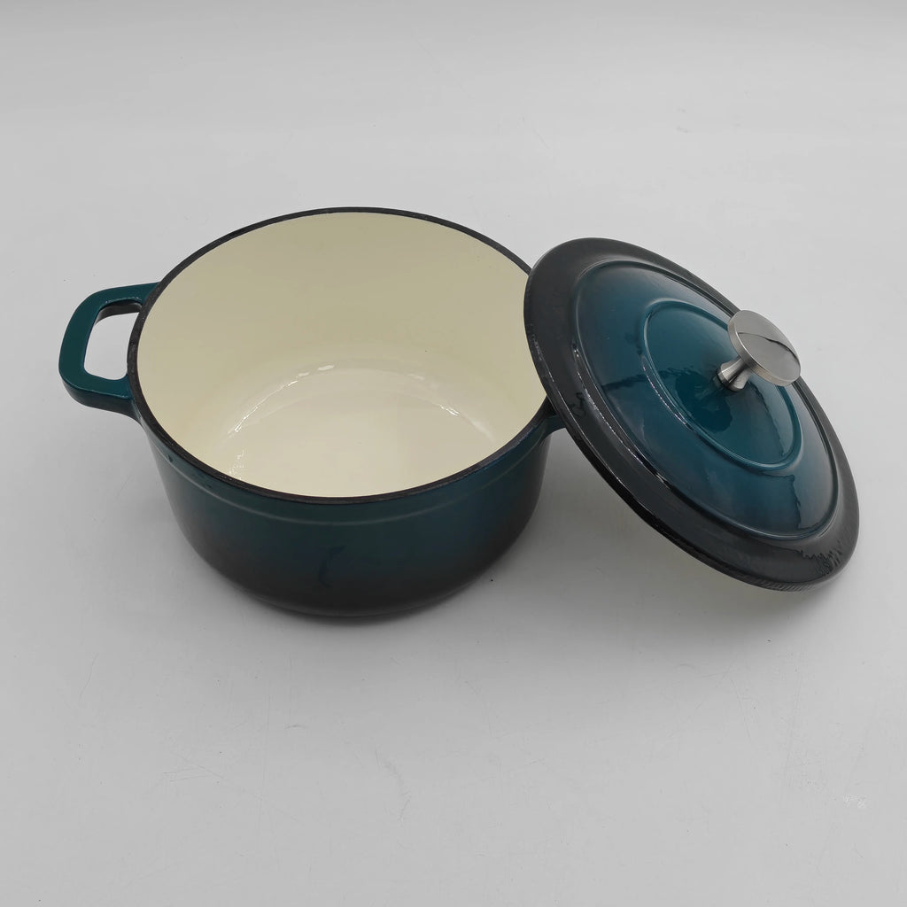 Large Capacity Enamel Cast Iron Casserole Pot Heavy Duty Soup Stock Pot for Home & Restaurant Wholesale Low MOQ Set for Kitchen l'atelier des ustensiles