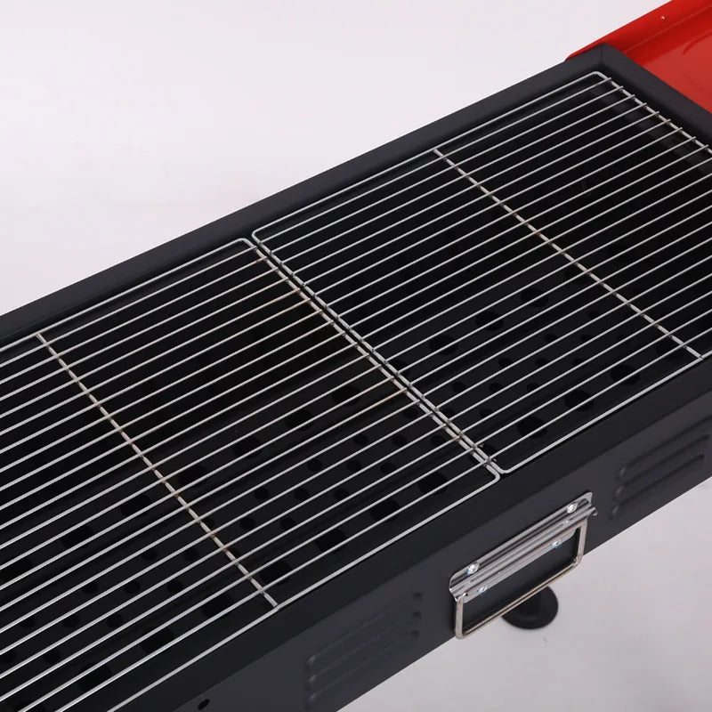 Manufacturer Direct Supply Fucheng SK0065 Outdoor Camping Charcoal BBQ Grill Portable Foldable Stainless Steel BBQ Stove Cooking l'atelier des ustensiles