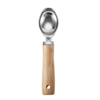 Creative 9-Piece Stainless Steel Wooden Handle Kitchen Gadget Set Egg Beater Garlic Press Can Opener Baking Utensils (Food Safe) l'atelier des ustensiles