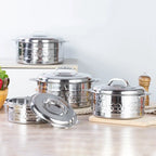 Food Keep Warm Stainless Steel Container 4 Pcs Casserole Sets Insulated Food Warmer Casserole Food Container l'atelier des ustensiles