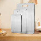CIEUIS 100% Titanium Safe Anti-Bacterial Cutting Board Double-sided 2MM Chopping Board for Kitchen l'atelier des ustensiles