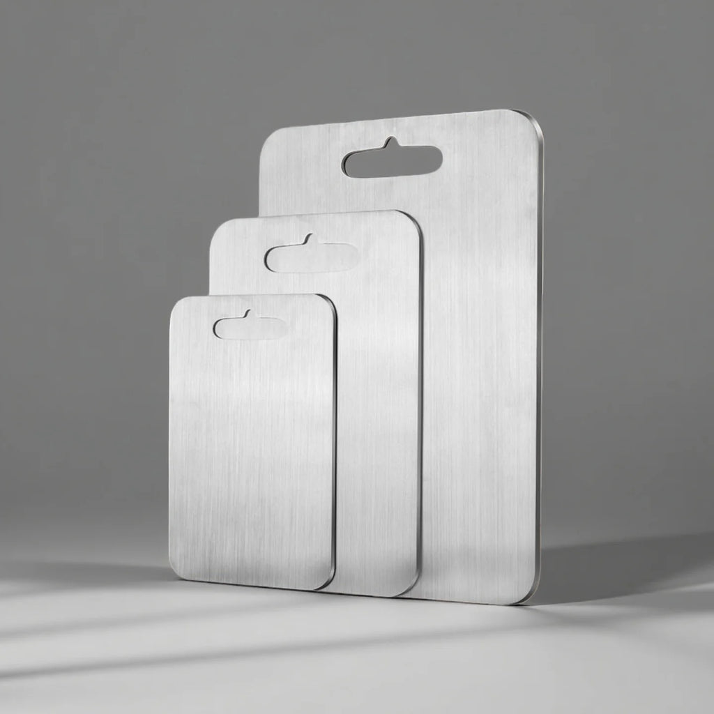 CIEUIS 100% Titanium Safe Anti-Bacterial Cutting Board Double-sided 2MM Chopping Board for Kitchen l'atelier des ustensiles