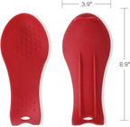 Kitchen Utensils Heat Resistant Food Grade Silicone Spoon Stand Rest Rack Holder , Cooking Utensils Holder , Two-Piece Set l'atelier des ustensiles