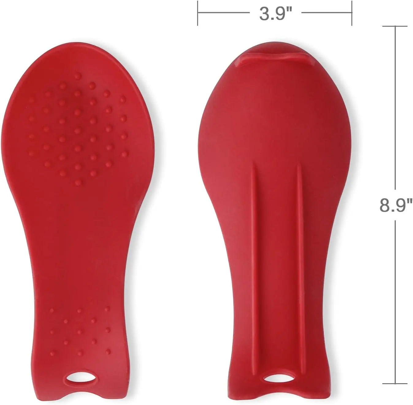 Kitchen Utensils Heat Resistant Food Grade Silicone Spoon Stand Rest Rack Holder , Cooking Utensils Holder , Two-Piece Set l'atelier des ustensiles