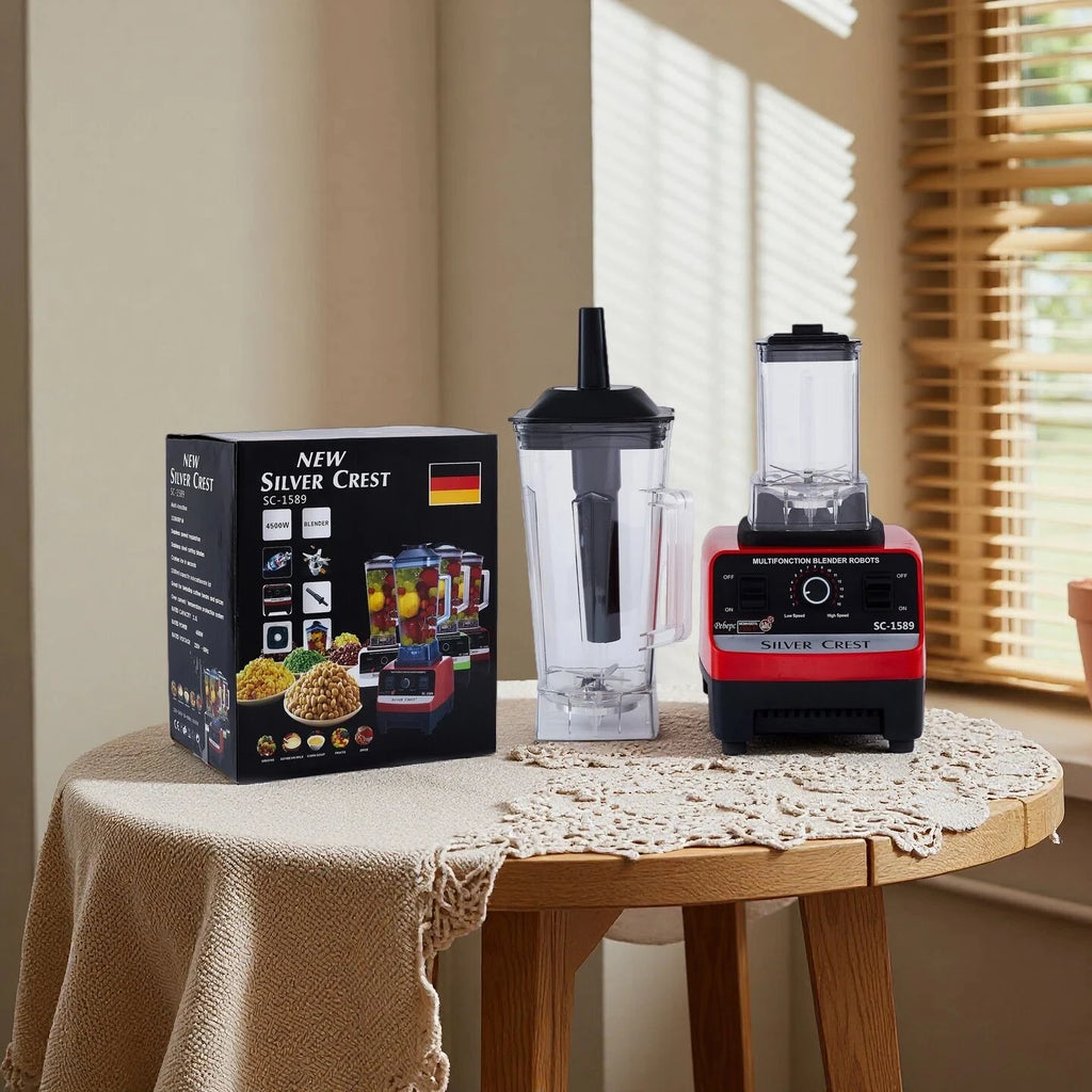 Double Cup 2L Multi-function Mixer, Supplementary Food Processor, Household Flour Mill, Grain Soybean Milk Machine l'atelier des ustensiles