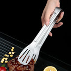 Durable Stainless Steel 1 Set Kitchen Gadget Utensils Thickened Barbecue Clip for Serving Bread Home Kitchen Cooking Tools l'atelier des ustensiles