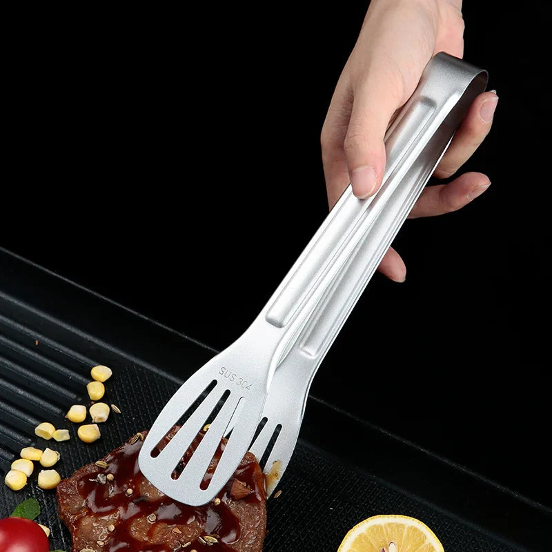 Durable Stainless Steel 1 Set Kitchen Gadget Utensils Thickened Barbecue Clip for Serving Bread Home Kitchen Cooking Tools l'atelier des ustensiles