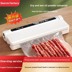 Fully Automatic 2.1-5.0L Capacity Plastic Vacuum Sealer for Kitchen 21cm Sealing Width for Household Use on Food Utensils l'atelier des ustensiles