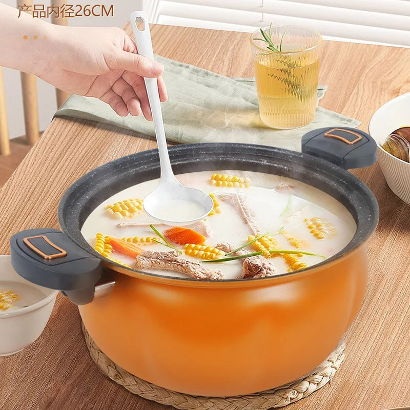 Factory Carbon Steel Pumpkin Casserole  Pressured Lid  Non Stick Cooking Pots  Wholesale Retailer Kitchen Use Ready to Ship l'atelier des ustensiles
