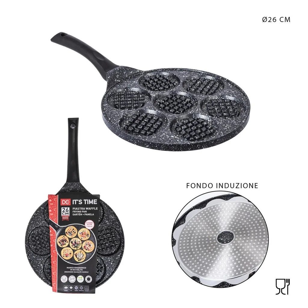 7-Hole Waffle Pan 26 cm - Kitchen Utensils l'atelier des ustensiles