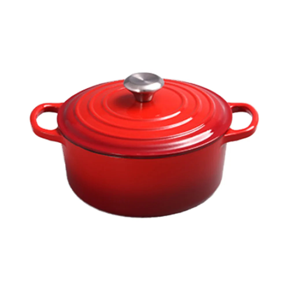 Beyond Classic Design Cast Iron Casserole Dish Enamel Coated Shallow Sea with Durable Metal Construction l'atelier des ustensiles