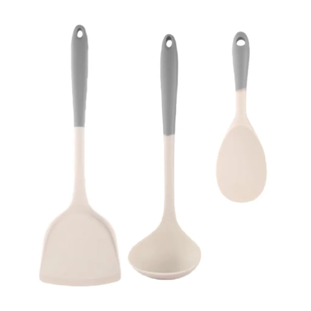 Household Silicone Spatula Soup Spoon Kitchen Utensils Anti-scalding High Temperature Resistant Daily Use Non-Stick l'atelier des ustensiles