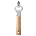 Creative 9-Piece Stainless Steel Wooden Handle Kitchen Gadget Set Egg Beater Garlic Press Can Opener Baking Utensils (Food Safe) l'atelier des ustensiles