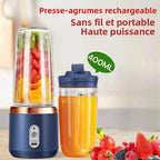 Presse-agrumes électrique Portable USB, 6 couleurs, 400ml, tasse pour Smoothie, Milkshake, cuisine, Mini outil de mélange l'atelier des ustensiles