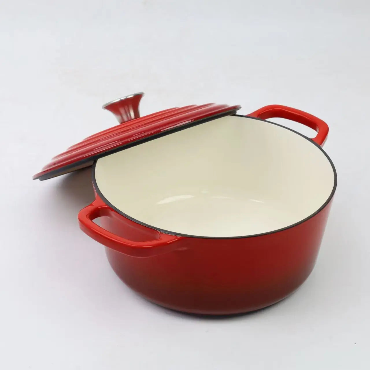Ensemble de 7 pièces de pot en émail, pot en fonte, ensemble de sept pièces, haute valeur l'atelier des ustensiles