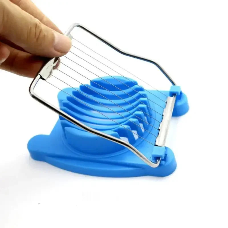 Gadget de cuisine multifonctionnel, accessoires créatifs, trancheur d'œufs durs en acier inoxydable, séparateur d'œufs, coupe-œufs de cuisine domestique l'atelier des ustensiles