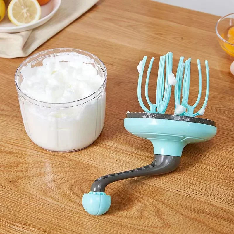 Fouet manuel multifonctionnel semi-automatique, batteur à manivelle, blanc d'oeuf, crème, gâteau, centre commercial à main, ménage l'atelier des ustensiles