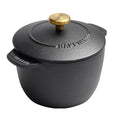 Casserole à riz en fonte, cuiseur à riz de 16cm, four hollandais noir, marmite à ragoût Applicable à la cuisson du riz et des ustensiles de cuisine de 1.5 litres l'atelier des ustensiles