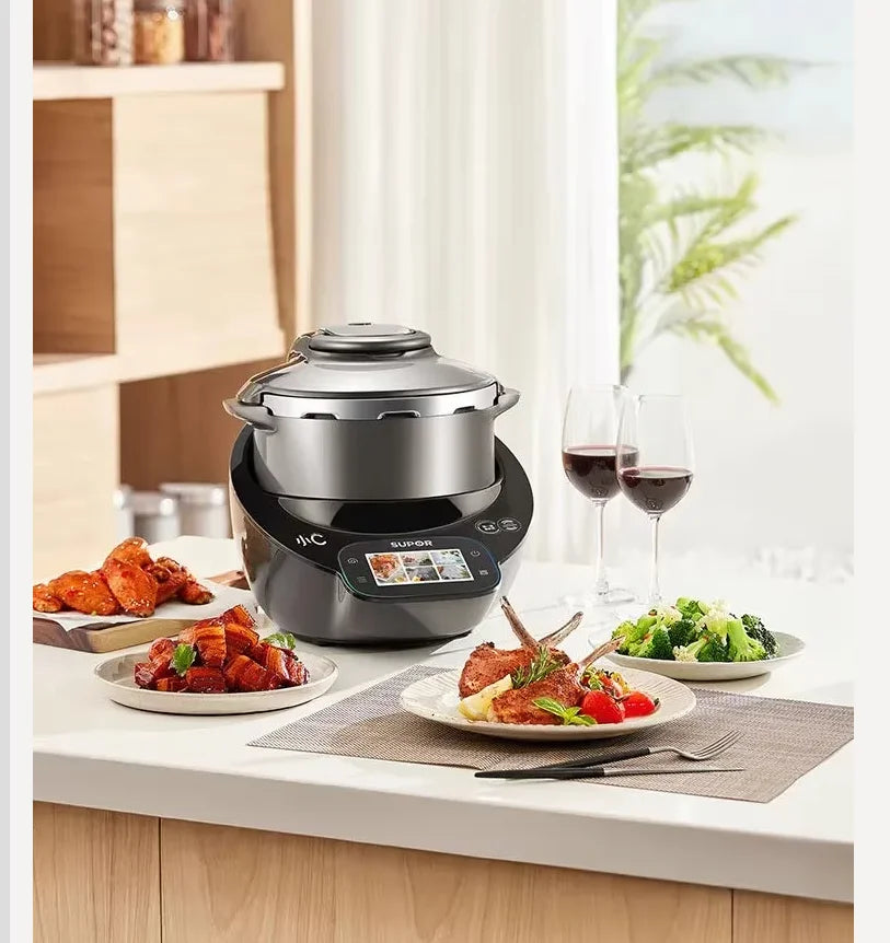 Robot de cuisson automatique SUPOR 220V SY50MT01, grande capacité Cook3 Pro, Machine de Chef intelligente CBA l'atelier des ustensiles