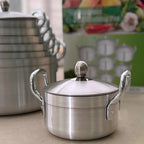 Ensemble de casseroles à soupe épaisses en aluminium, casseroles à jubenzde ollas, ustensiles de visionneuse, vente en gros, 14 pièces l'atelier des ustensiles