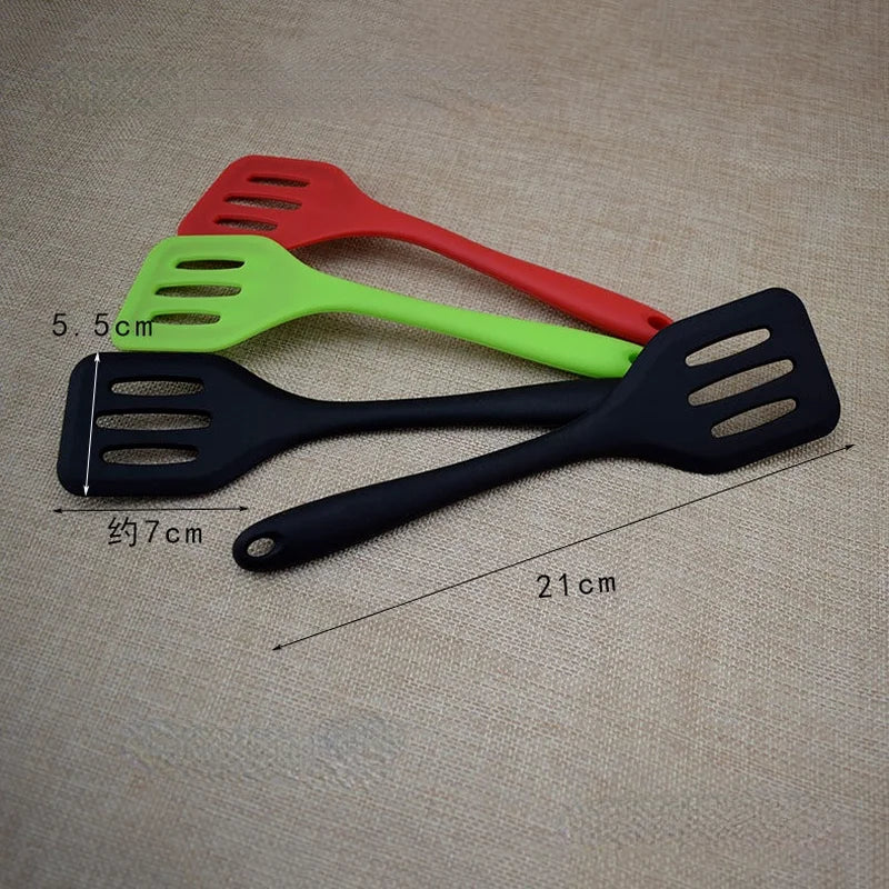 Tourneurs de cuisine en Silicone, Gadgets, spatule, œuf, poisson, poêle à frire, pelle à friture, tourneurs à fente, outils de cuisine, ustensiles de cuisine l'atelier des ustensiles
