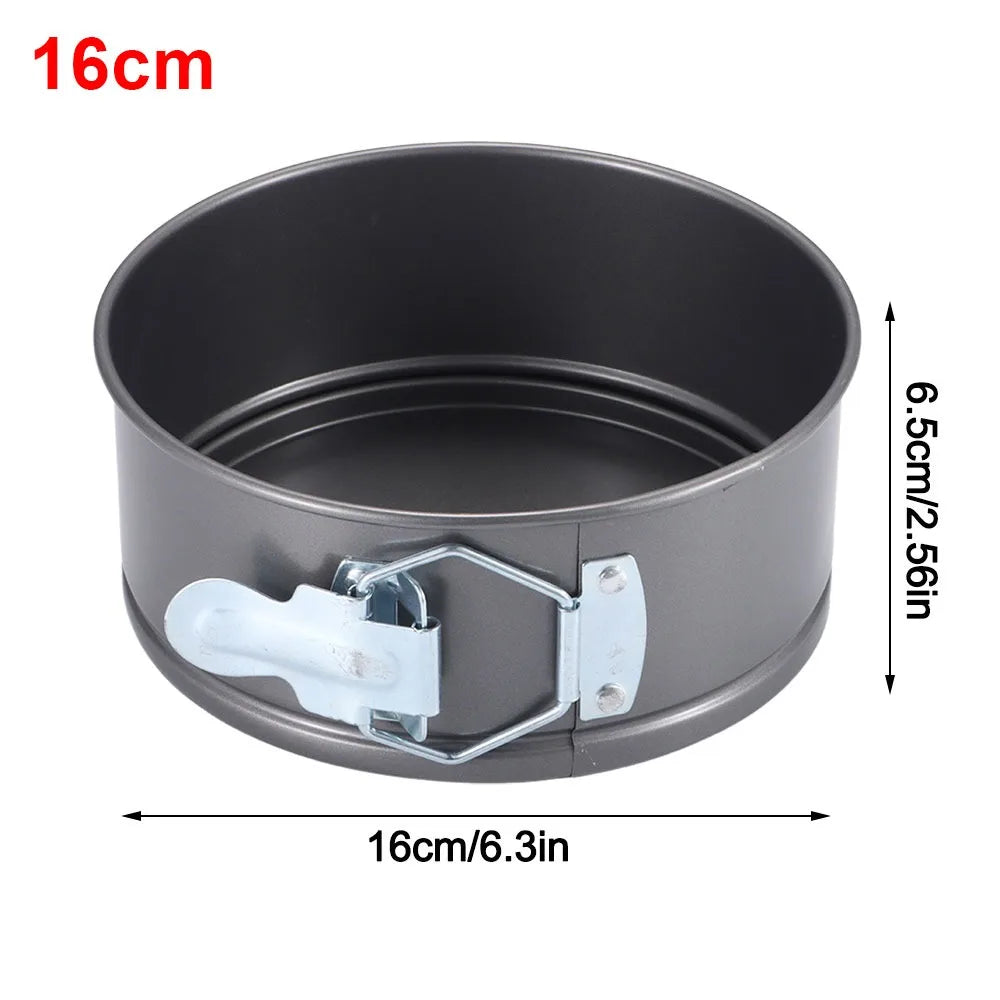 Moule de cuisson antiadhésif en acier au carbone, avec fond amovible, poêle à gâteau étanche, 12/16/20/24/28cm, 1 pièce l'atelier des ustensiles