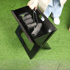 Barbecue épais pliable en X, Portable, en acier inoxydable, au carbone, pour Camping pique-nique l'atelier des ustensiles