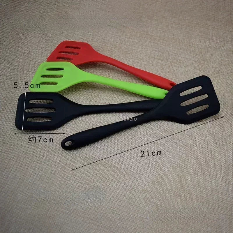 Tourneurs de cuisine en Silicone, Gadgets, spatule, œuf, poisson, poêle à frire, pelle à friture, tourneurs à fente, outils de cuisine, ustensiles de cuisine l'atelier des ustensiles