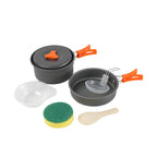 BRS 1 ensemble d'ustensiles de cuisine de Camping en plein air Portable en aluminium ensemble de cuisine casseroles plats melon équipement de cuisine équipement pour la cuisine pique-nique l'atelier des ustensiles