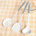 Large spatule en Silicone, tourneur de pelle antiadhésive, spatule à poisson, large tourneur Flexible pour ustensiles de cuisine antiadhésifs, œuf l'atelier des ustensiles